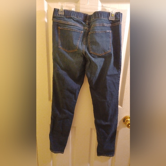 Abercrombie Kids Navy Distressed Skinny Jegging Jeans NWT - Picture 3 of 4